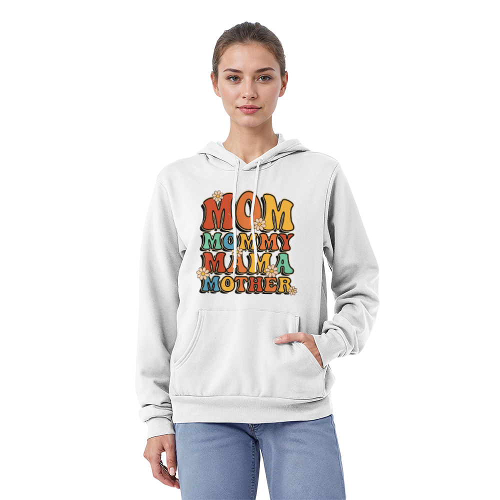 Mom Mommy Mama Mother Hoodie, Retro Mom Gift
