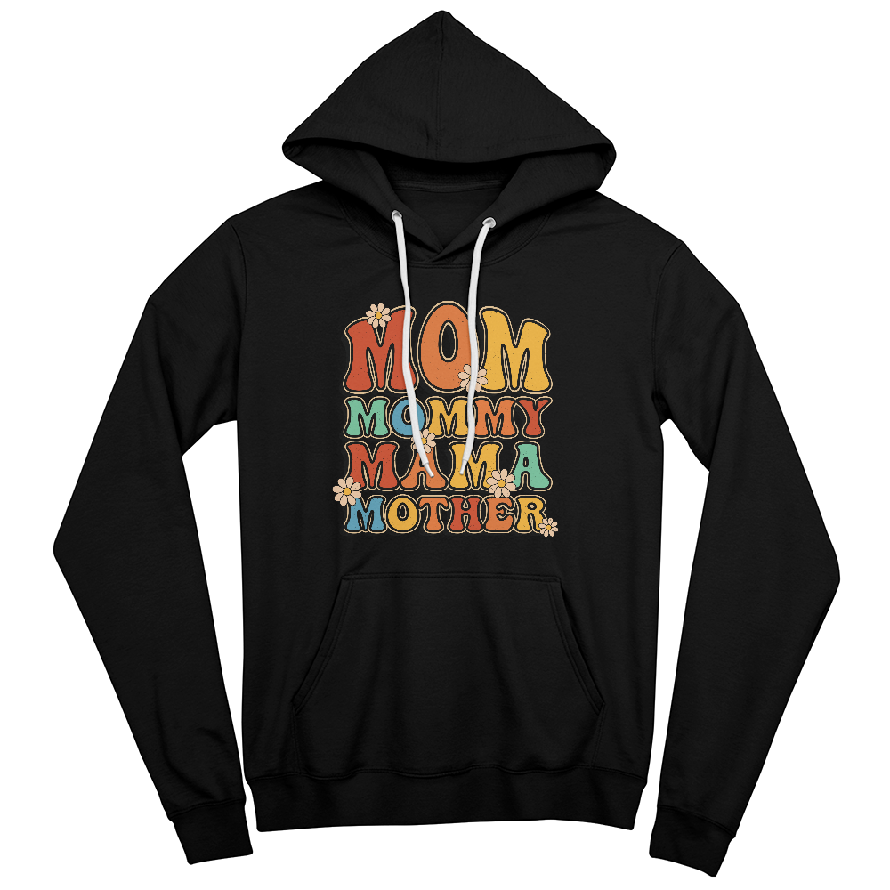 Mom Mommy Mama Mother Hoodie, Retro Mom Gift