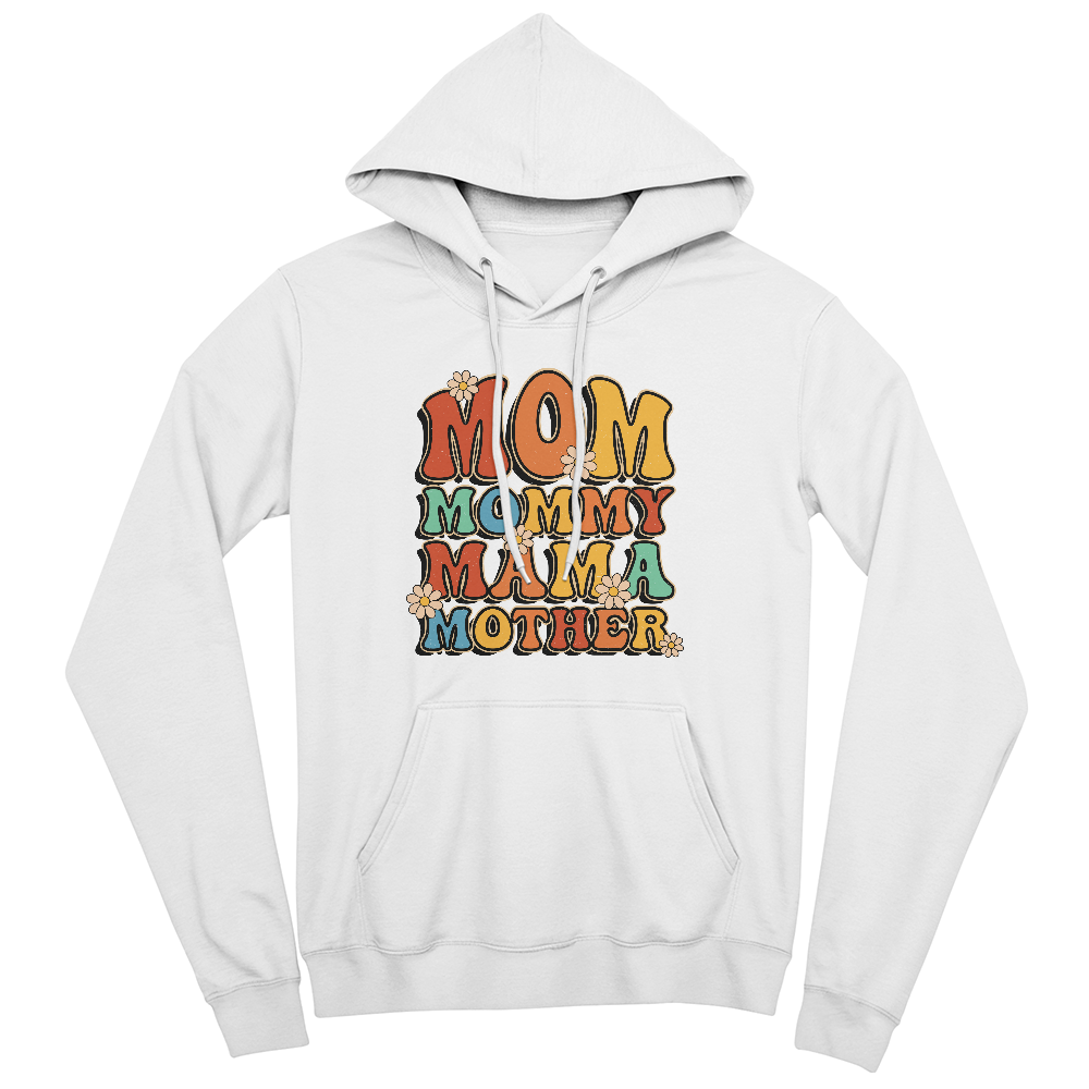 Mom Mommy Mama Mother Hoodie, Retro Mom Gift