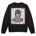 Wife Mom Boss Crewneck Sweatshirt, Leopard Print