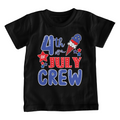 4th Of July Crew Youth T-Shirt, Patriotic Kids Shirt