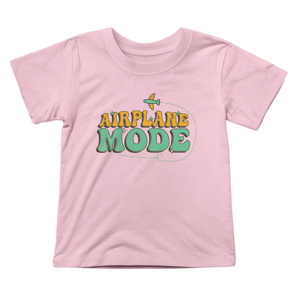 Airplane Mode Toddler T-Shirt, Retro Travel Shirt