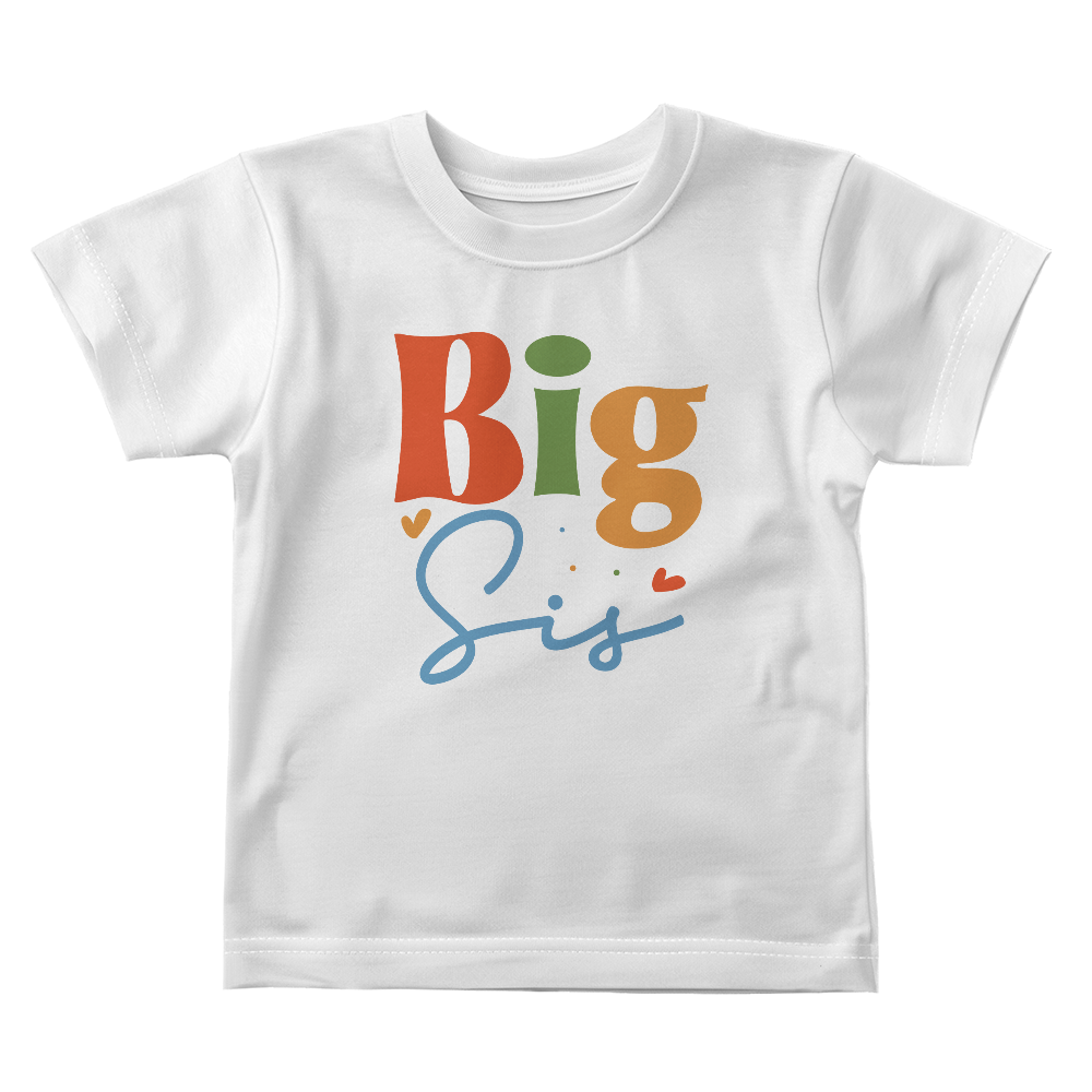 Big Sis Baby T-Shirt, Big Sister Announcement Shirt