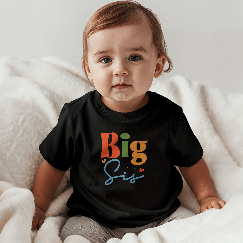 Big Sis Baby T-Shirt, Big Sister Announcement Shirt