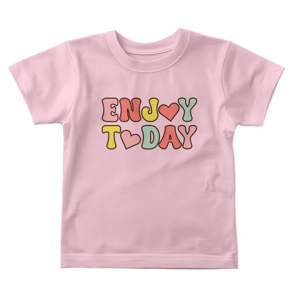 Enjoy Today Baby T-Shirt, Retro Baby Gift