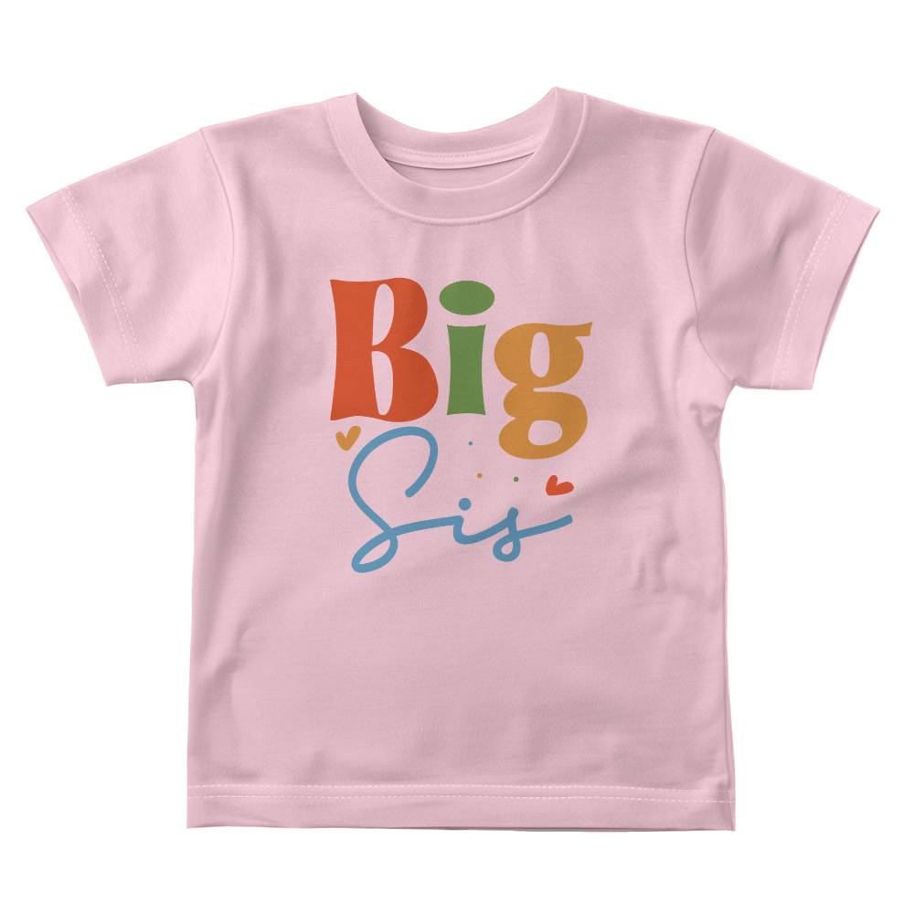 Big Sis Baby T-Shirt, Big Sister Announcement Shirt