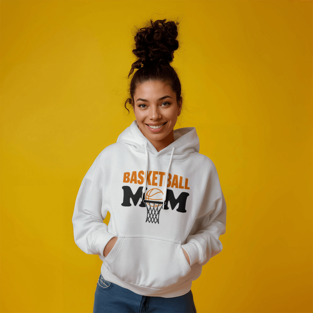 Basketball Mom — Gildan 18500 Hoodie