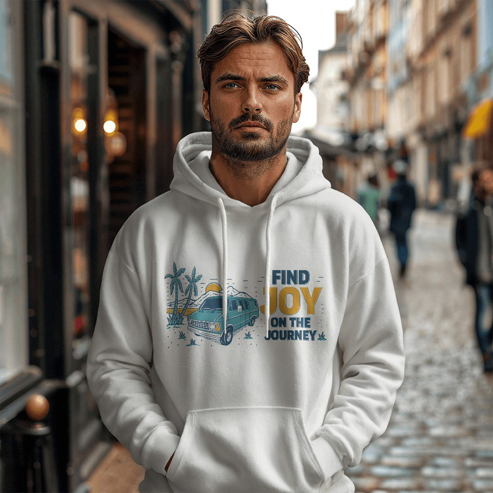 Find Joy On The Journey — Gildan 18500 Hoodie