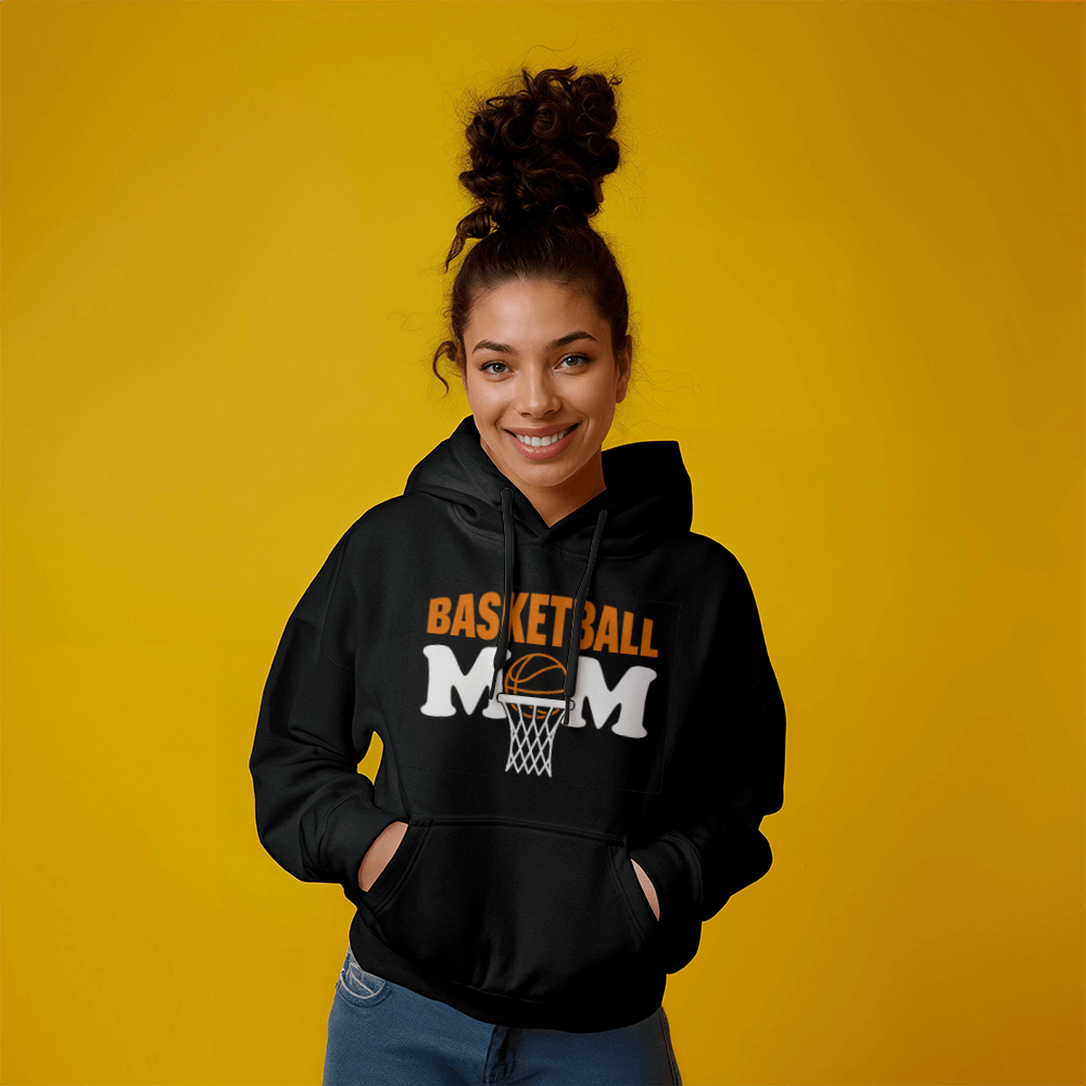 Basketball Mom — Gildan 18500 Hoodie