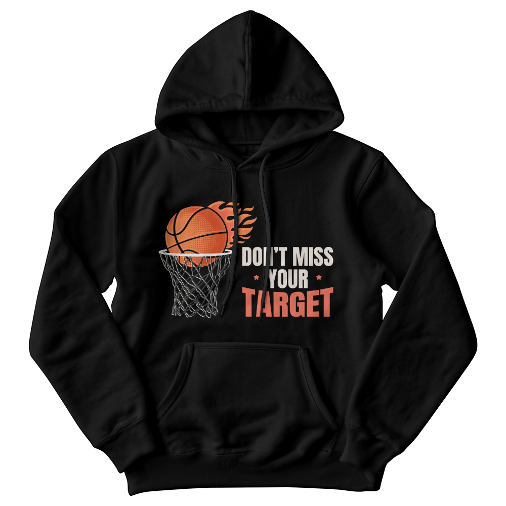 Don't Miss Your Target — Gildan 18500 Hoodie