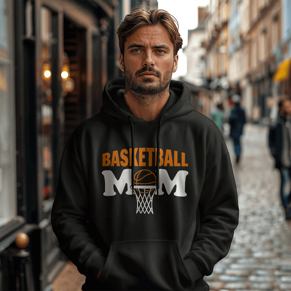 Basketball Mom — Gildan 18500 Hoodie