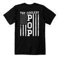The Coolest Pop T-Shirt, Flag Back Print