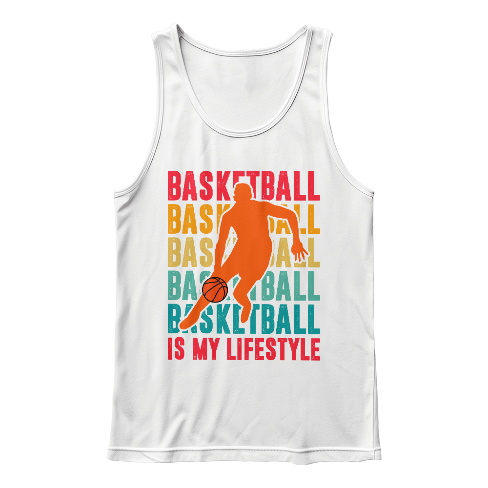 Basketball Is My Lifestyle Tank Top, Basketball Player Gift