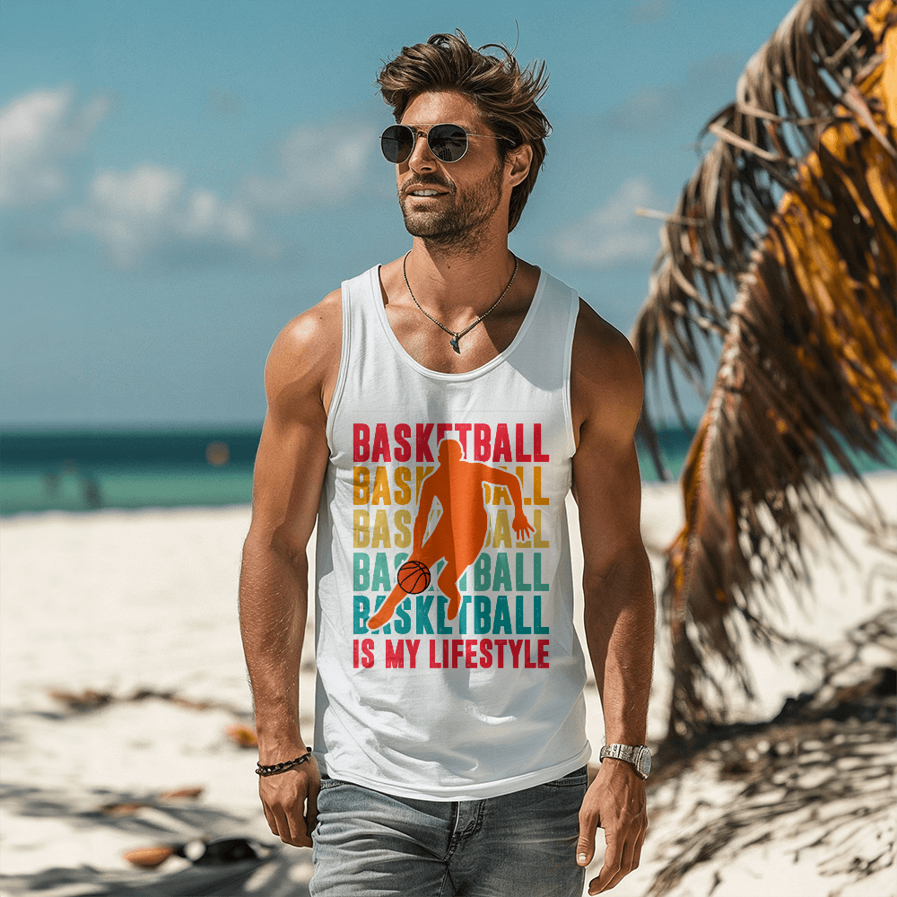 Basketball Is My Lifestyle Tank Top, Basketball Player Gift