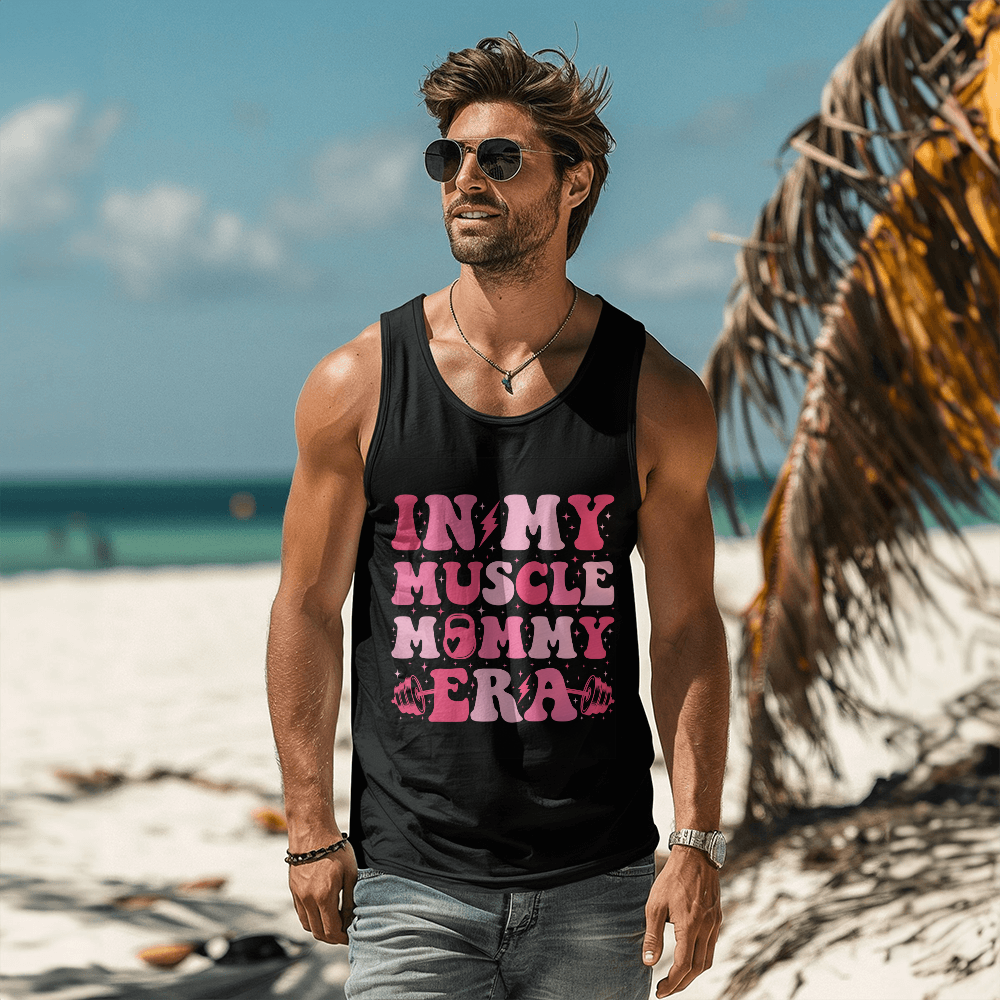 In My Muscle Mommy Era Tank Top, Gym Mom Gift