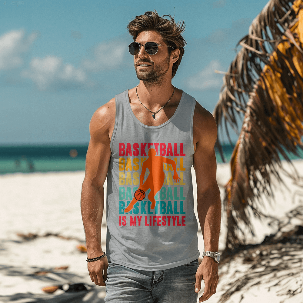 Basketball Is My Lifestyle Tank Top, Basketball Player Gift