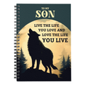 To My Son — Spiral Notebook