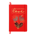 Do Everything In Love - Leather Bound Journal, Red