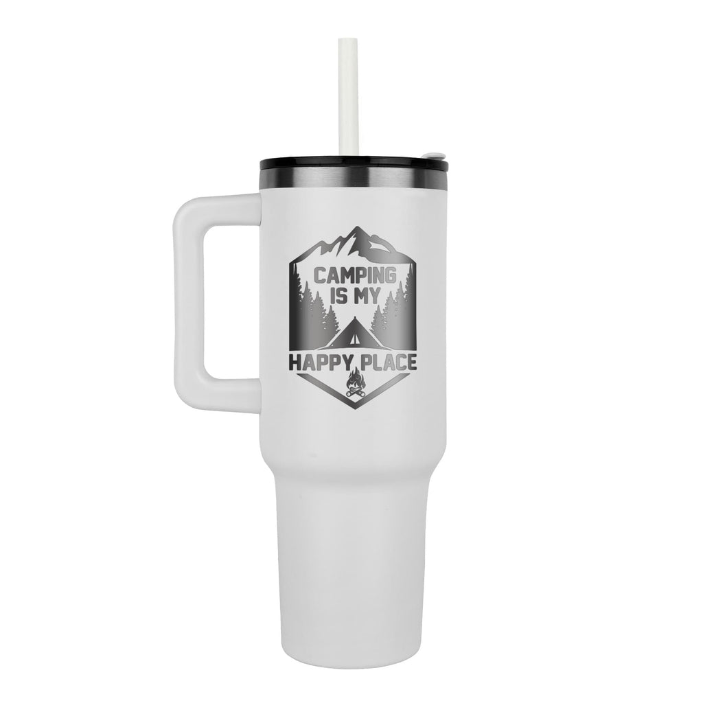 Camping Is My Happy Place — Pinnacle 40oz Tumbler