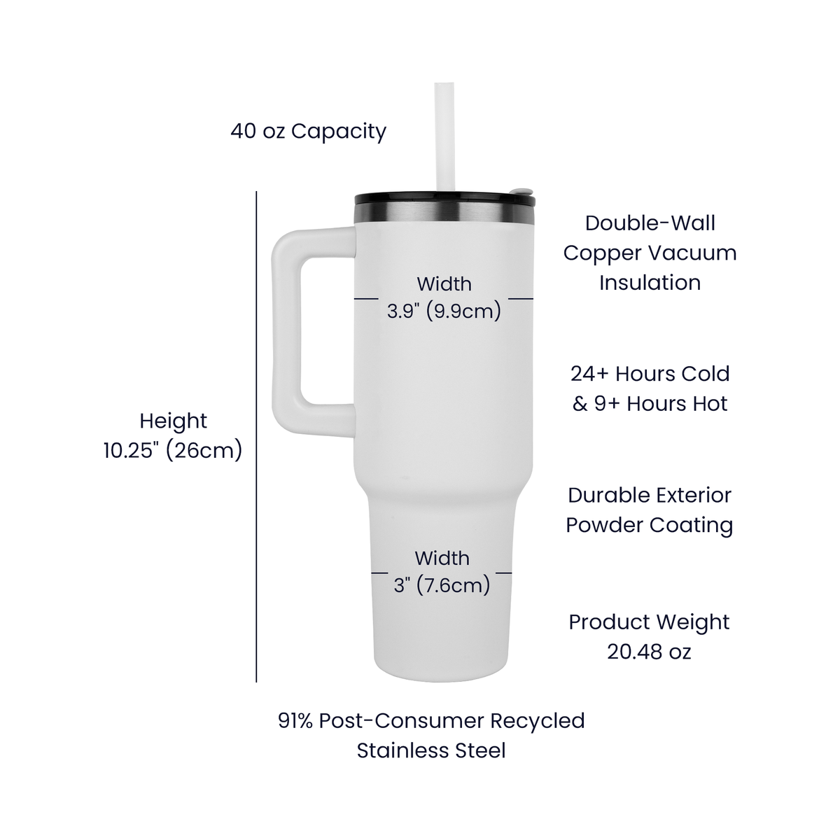 I'm Not A Morning Person, I'm A Valentine Person — Pinnacle 40oz Tumbler