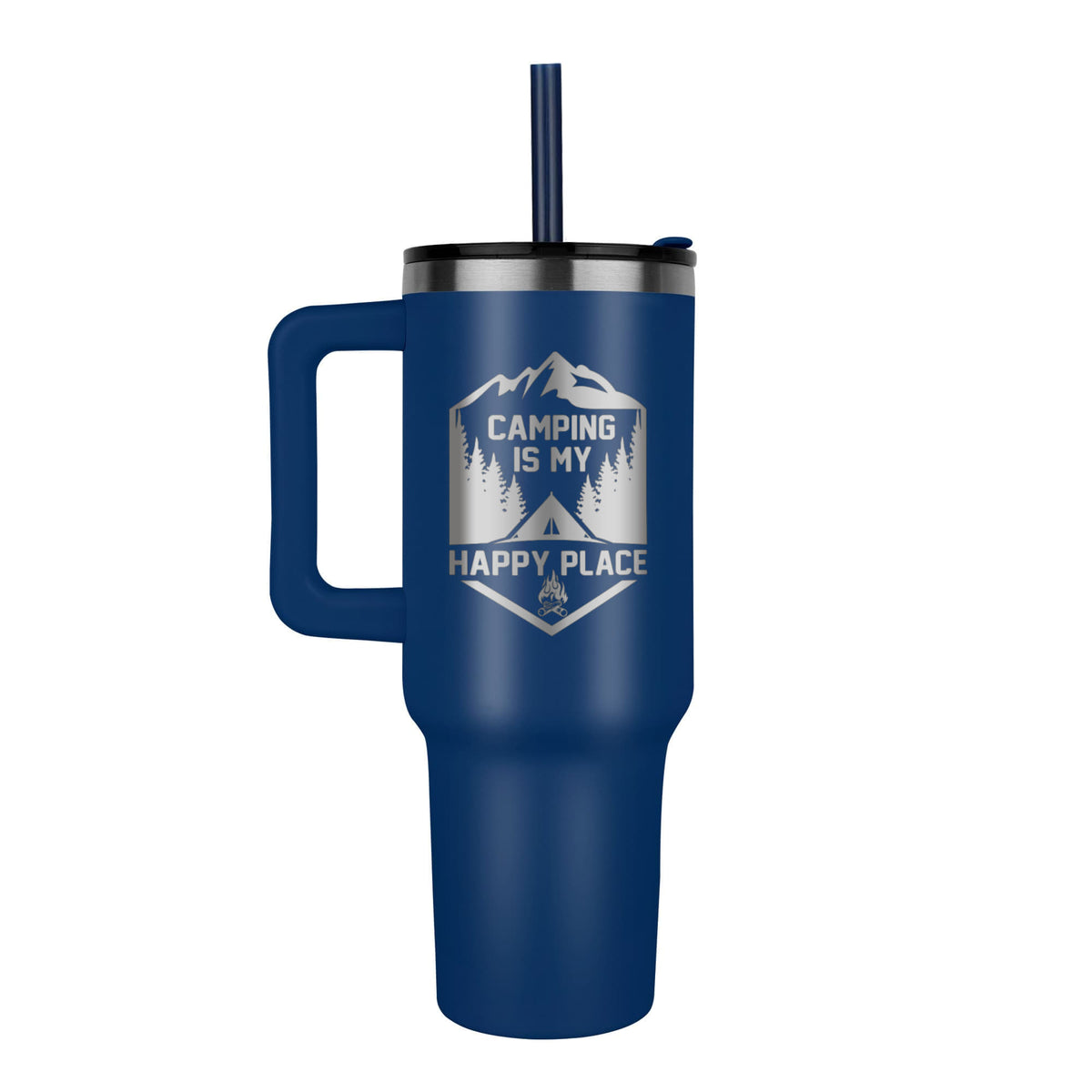 Camping Is My Happy Place — Pinnacle 40oz Tumbler