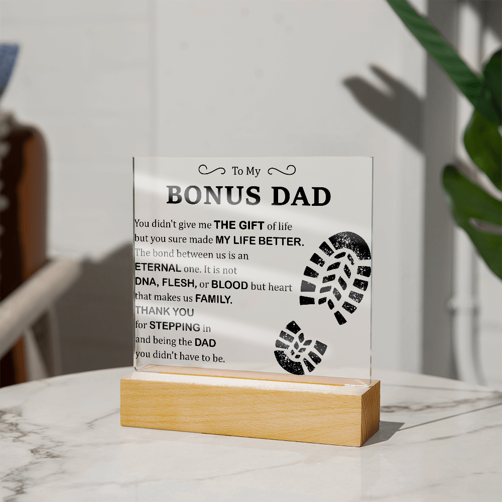 You Didn't Give Me The Gift Of Life Acrylic Square Plaque