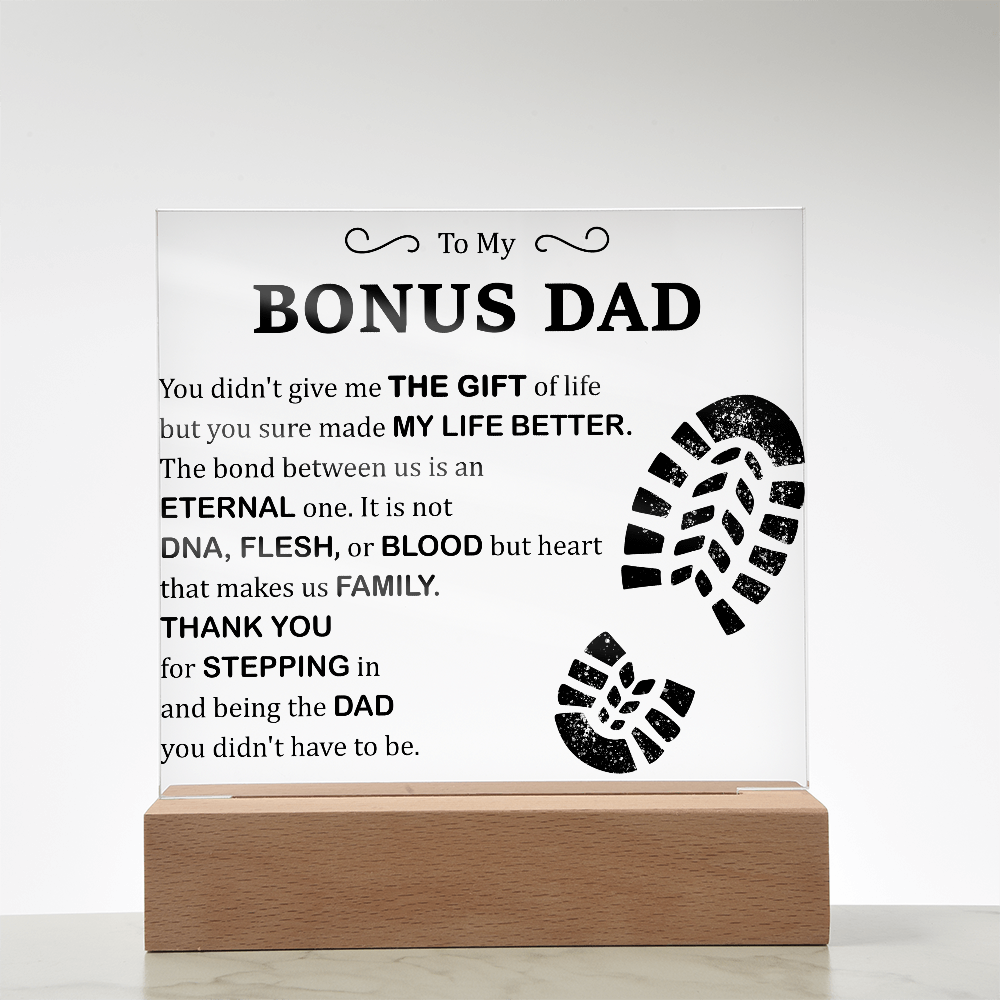 You Didn't Give Me The Gift Of Life Acrylic Square Plaque