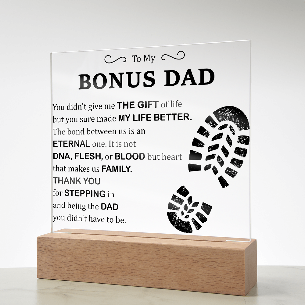 You Didn't Give Me The Gift Of Life Acrylic Square Plaque