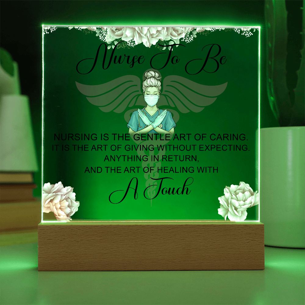 Nurse To Be Acrylic Square Plaque - Gift for Nurses