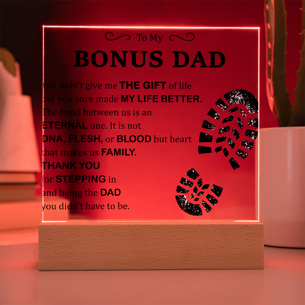 You Didn't Give Me The Gift Of Life Acrylic Square Plaque