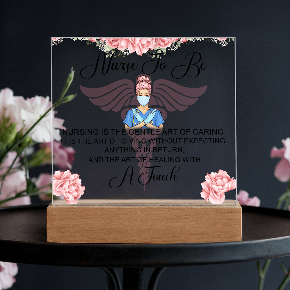 Nurse To Be Acrylic Square Plaque - Gift for Nurses