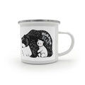 Mama Bear Enamel Camping Mug, Mom Camping Gift