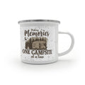 Making Memories One Campsite At A Time Enamel Camping Mug