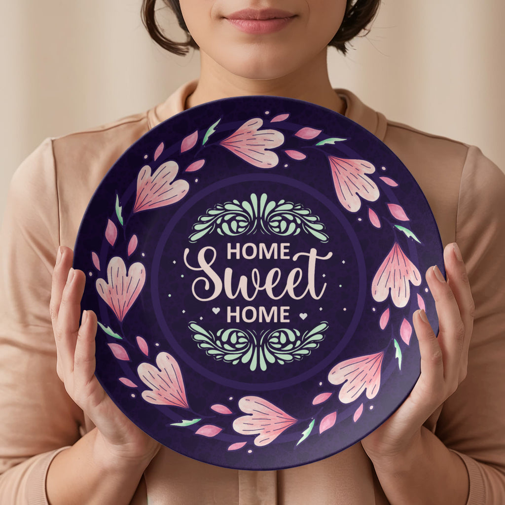 Home Sweet Home Dinnerware Plate, Housewarming Gift