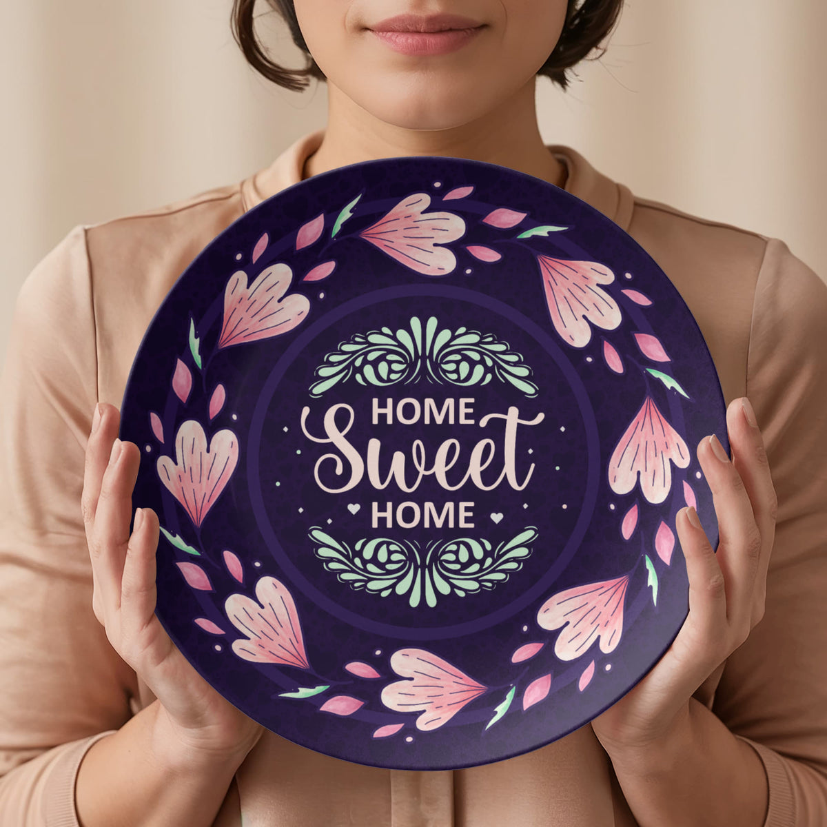 Home Sweet Home Dinnerware Plate, Housewarming Gift