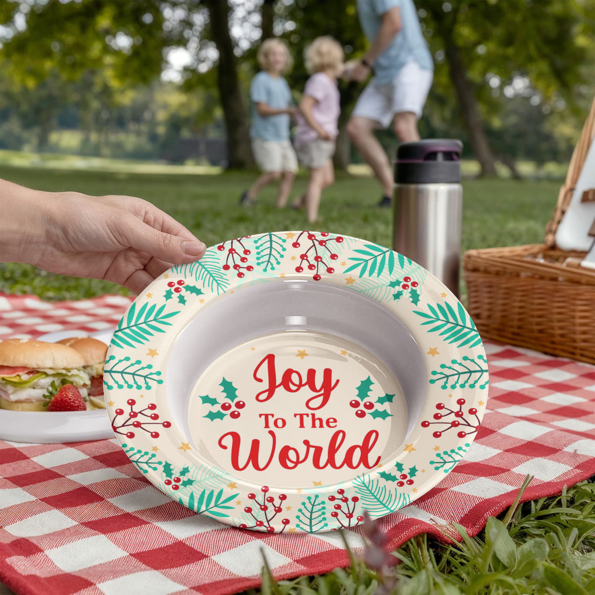 Joy To The World Dinnerware Bowl, Christmas Gift