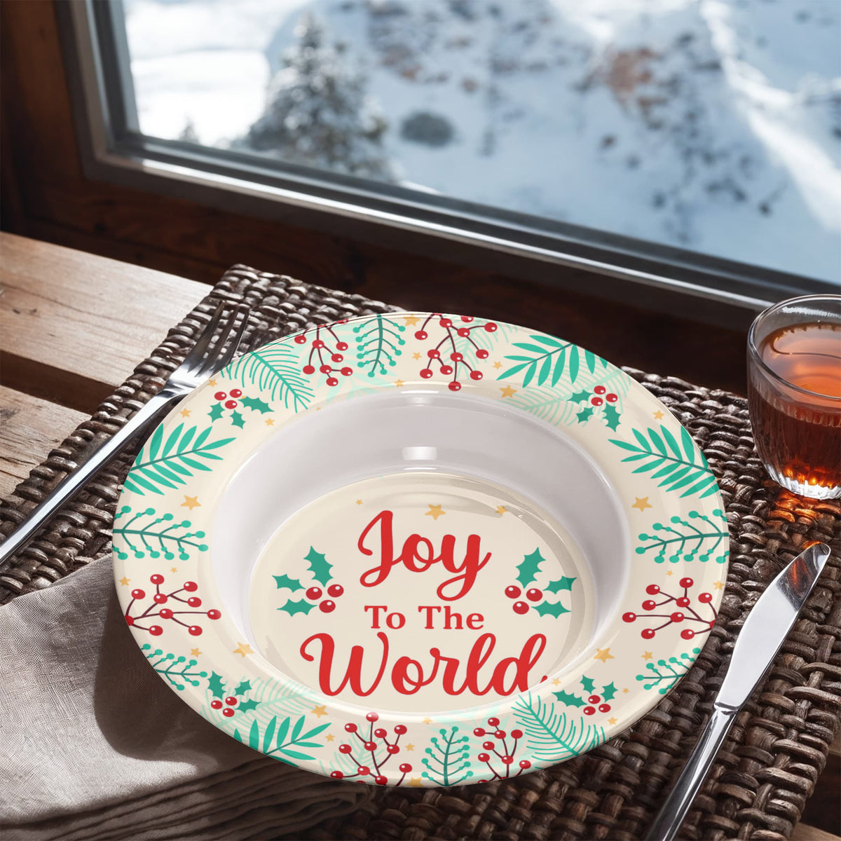 Joy To The World Dinnerware Bowl, Christmas Gift