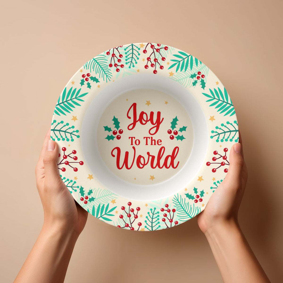Joy To The World Dinnerware Bowl, Christmas Gift