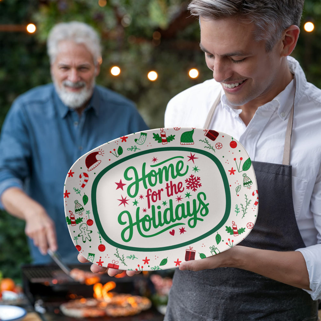 Home For The Holidays Serving Platter, Christmas Gift