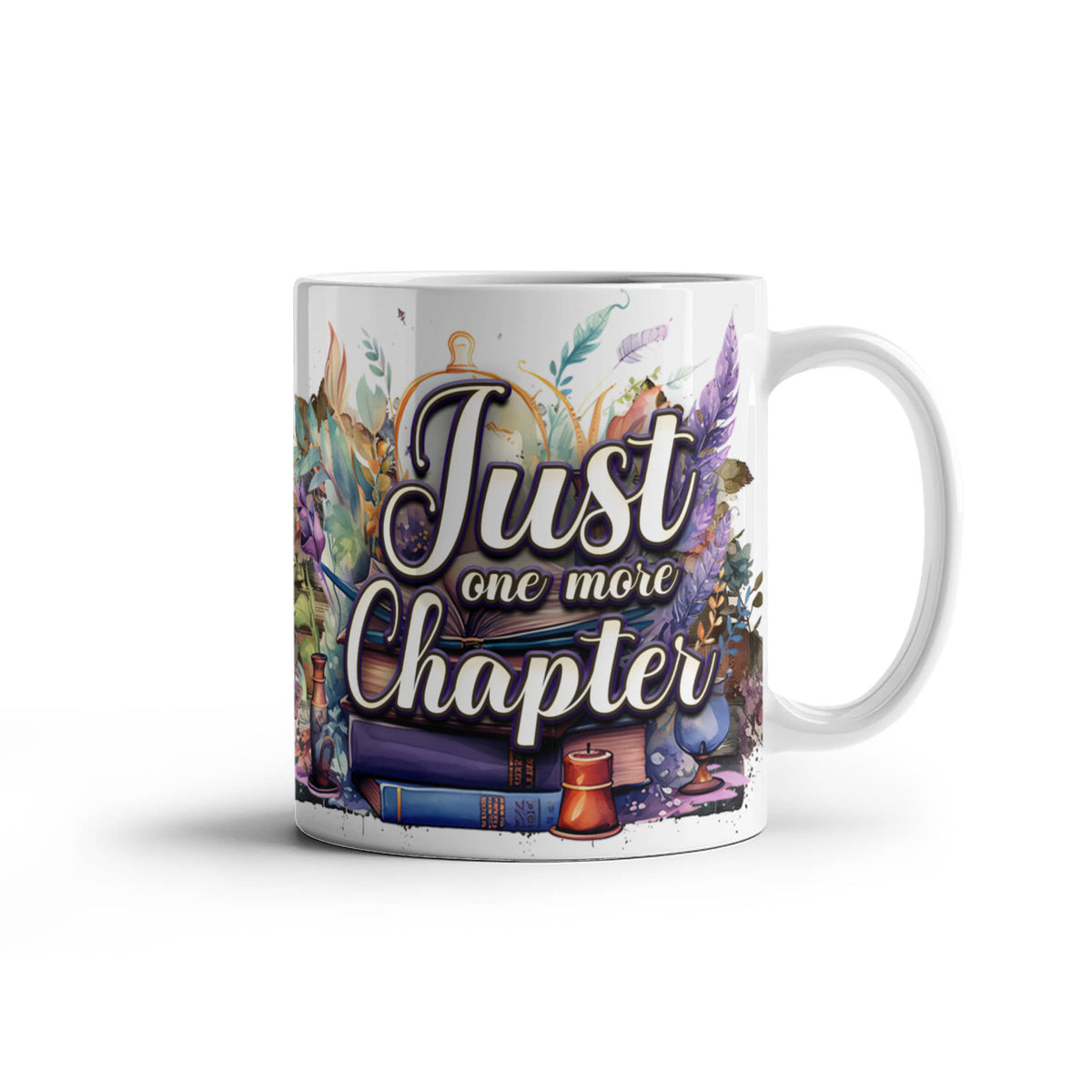 Just One More Chapter Coffee Mug 11oz, Book Lover Gift, Bookish Reader Mug, Christmas Gift for Readers