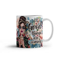 Good Things Are Coming Floral Coffee Mug 11oz, Positive Affirmation Gift, Boho Flower Mug, Christmas Gift for Her