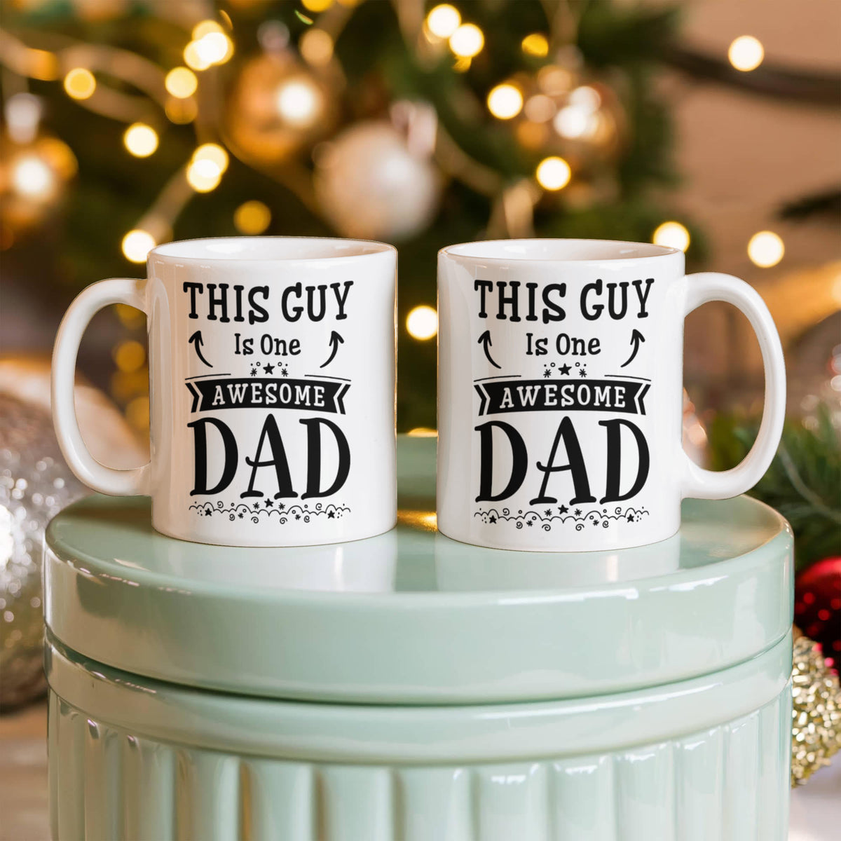 This Guy Is One Awesome Dad Coffee Mug, Funny Dad Gift