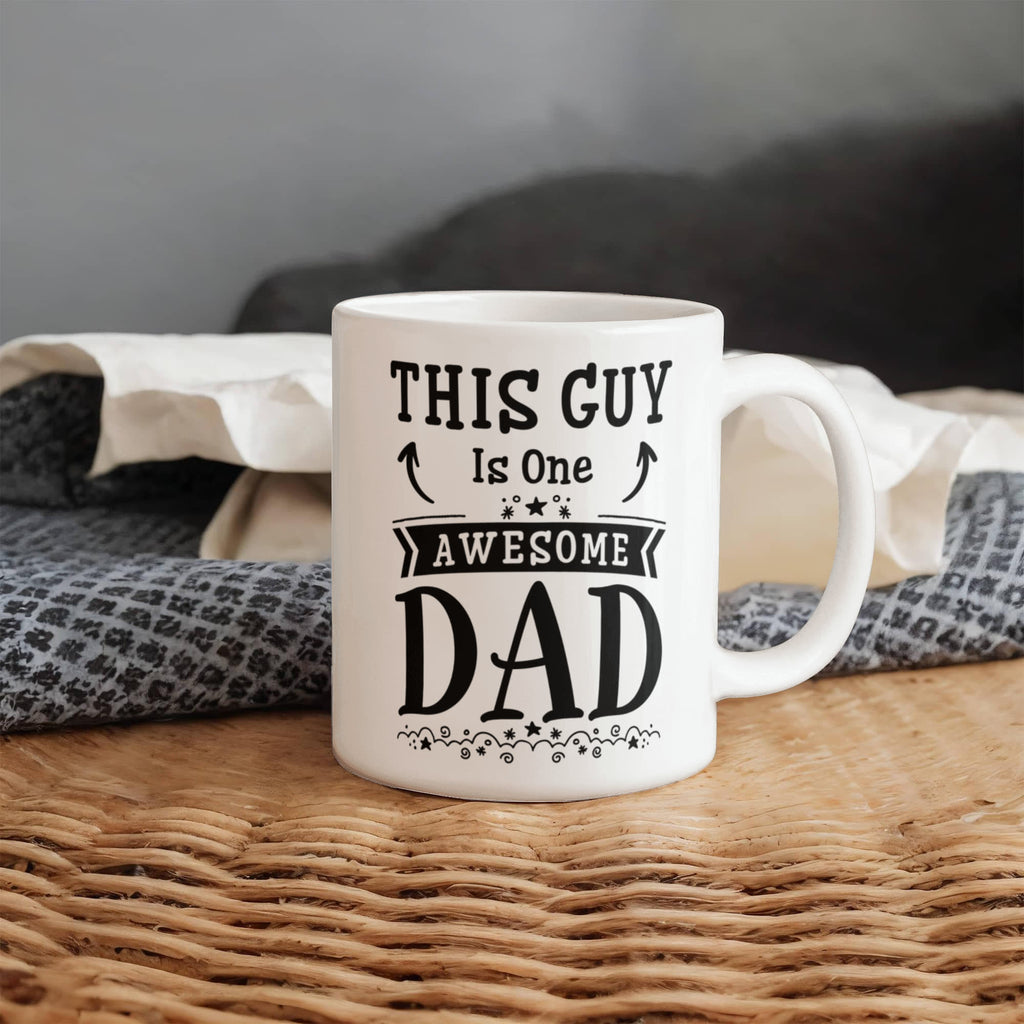 This Guy Is One Awesome Dad Coffee Mug, Funny Dad Gift