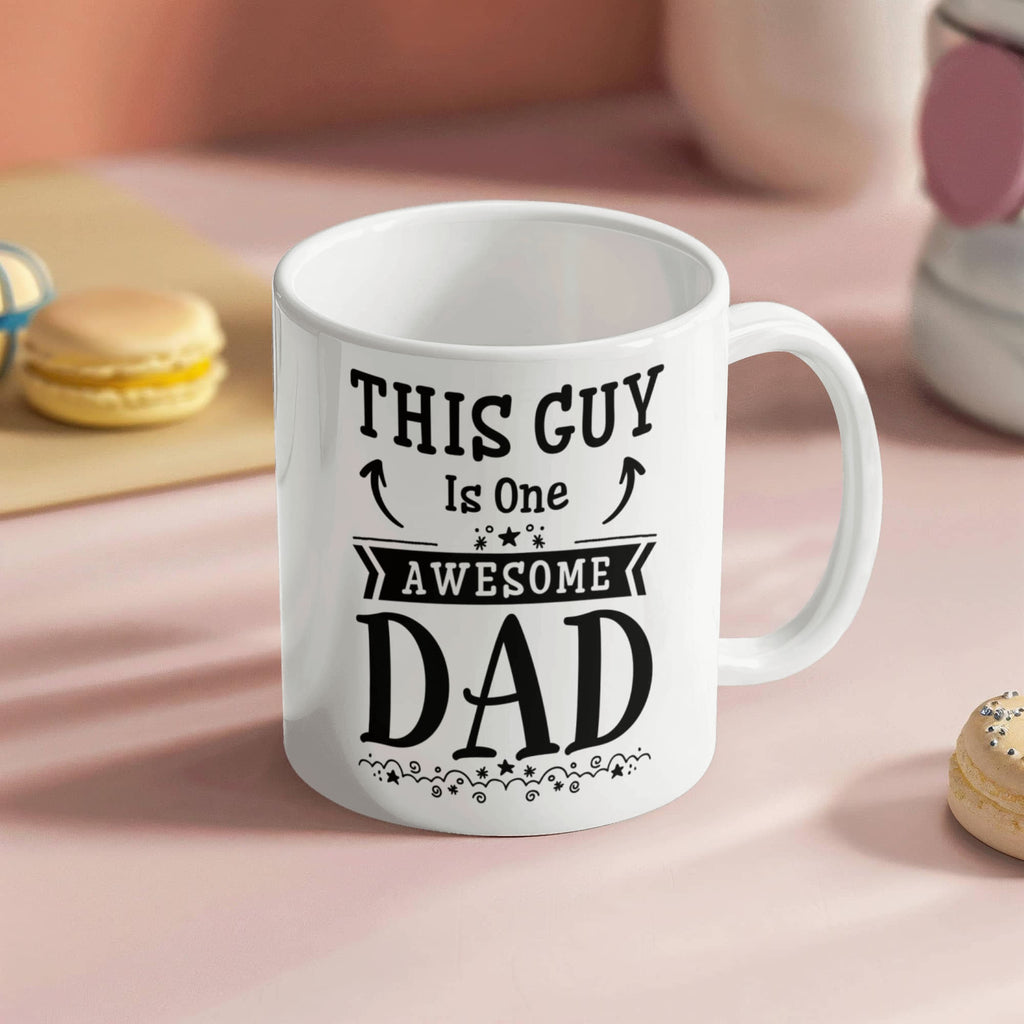 This Guy Is One Awesome Dad Coffee Mug, Funny Dad Gift
