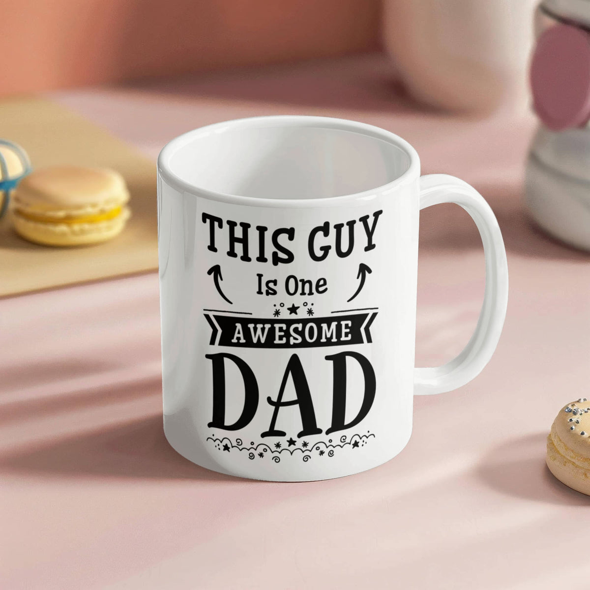 This Guy Is One Awesome Dad Coffee Mug, Funny Dad Gift