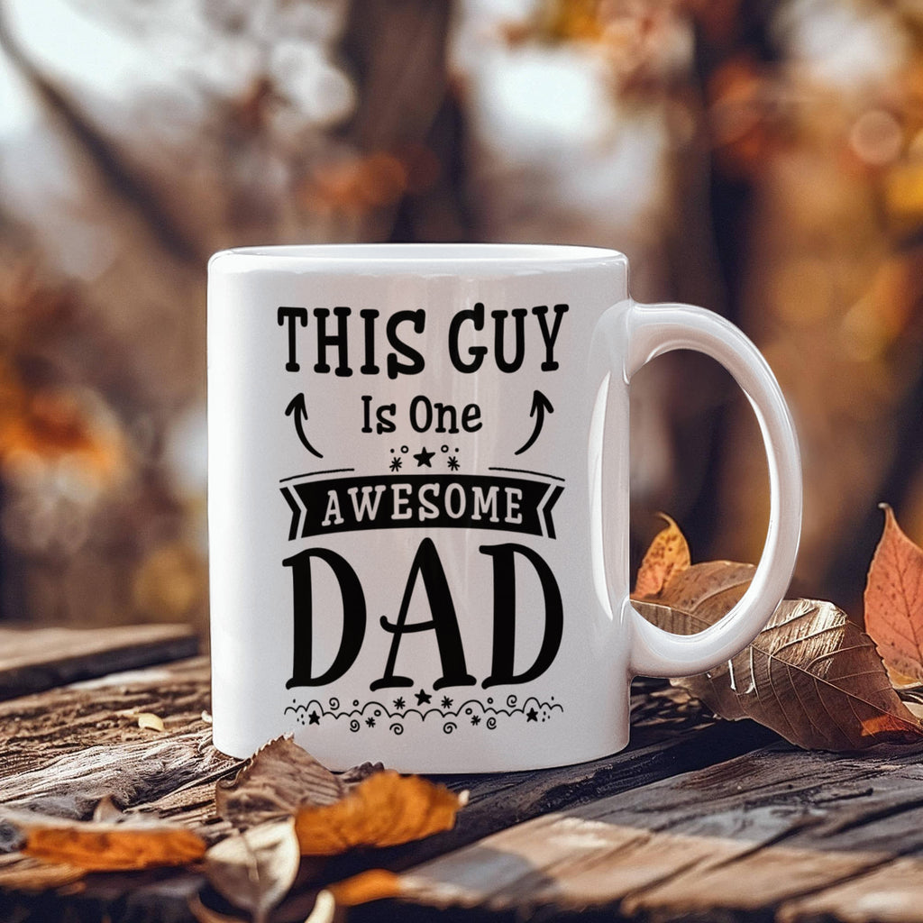 This Guy Is One Awesome Dad Coffee Mug, Funny Dad Gift