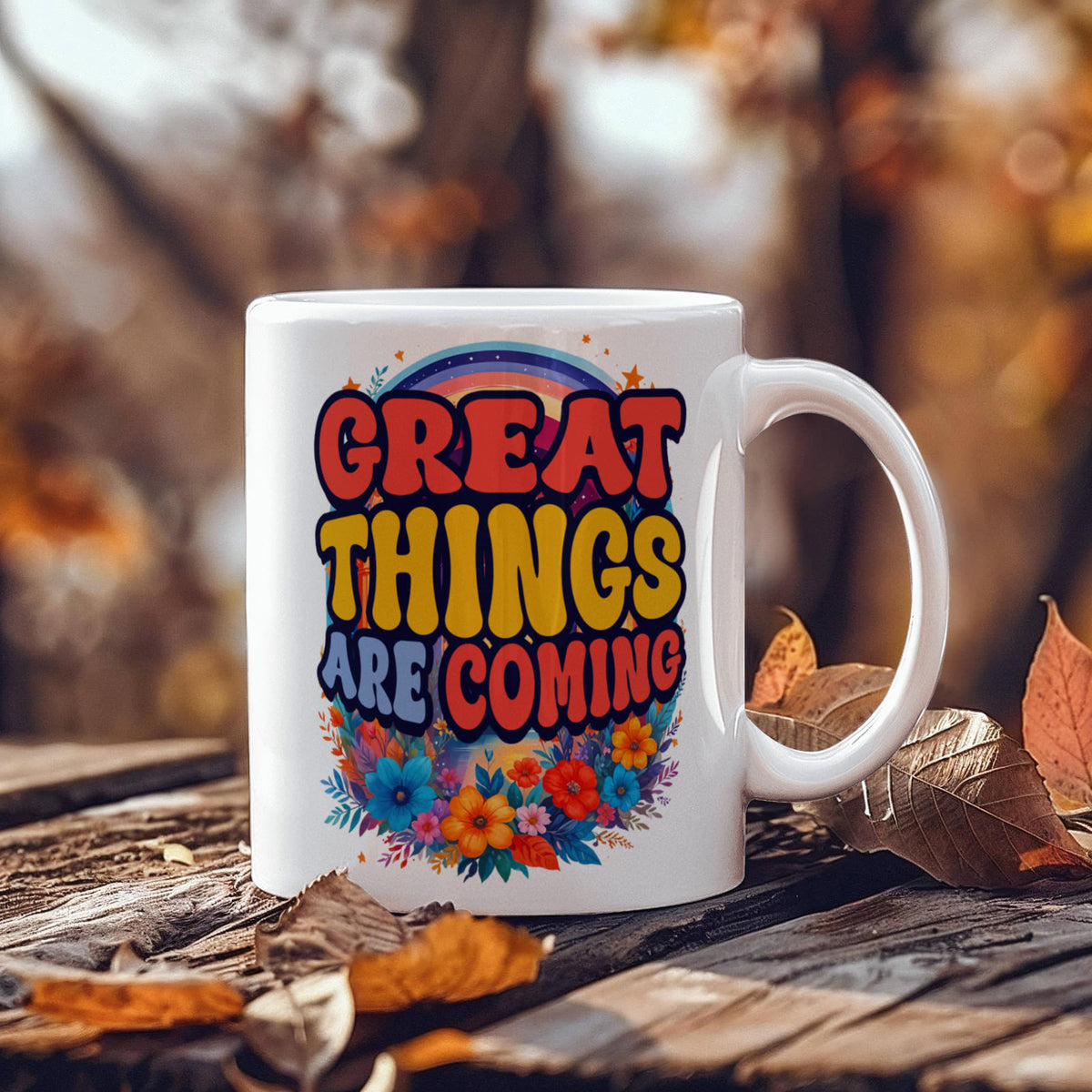 Great Things Are Coming Coffee Mug, Positive Affirmation Gift