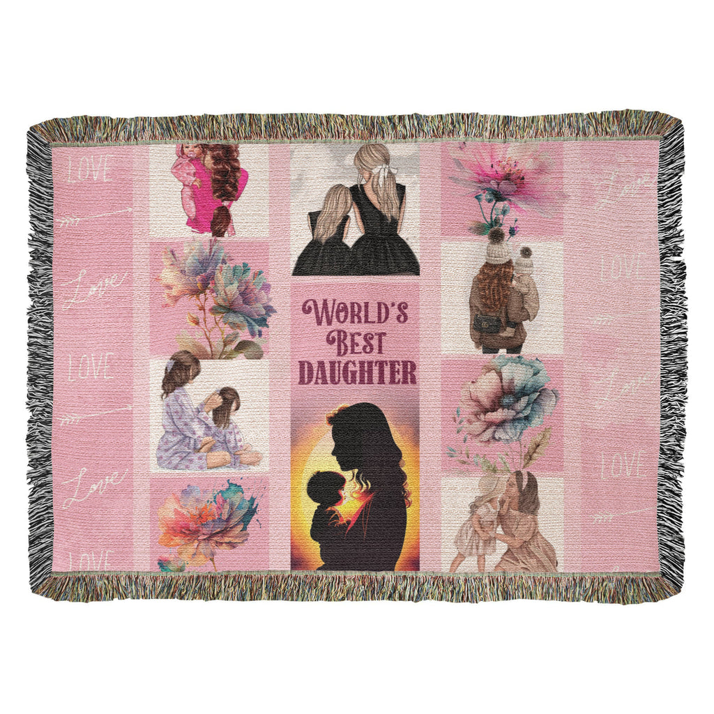To My Daughter, Believe In Yourself — Heirloom Woven Blanket