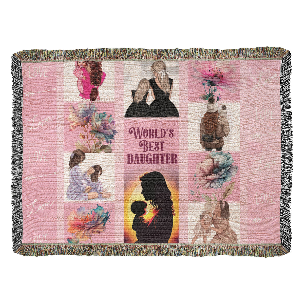 To My Daughter, Believe In Yourself — Heirloom Woven Blanket