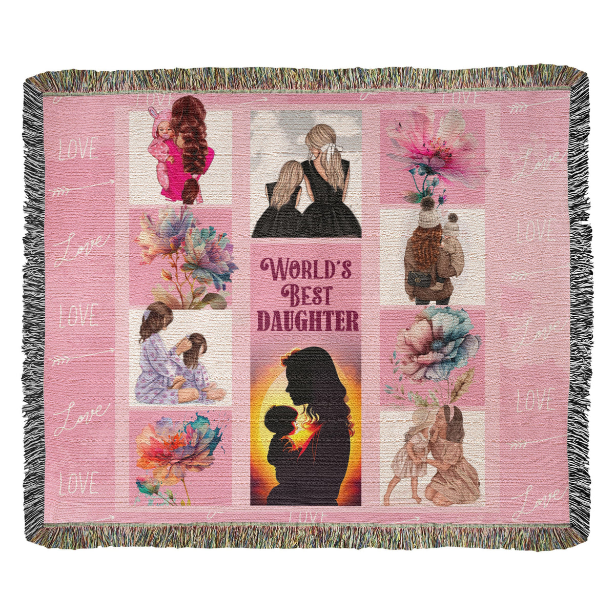 To My Daughter, Believe In Yourself — Heirloom Woven Blanket